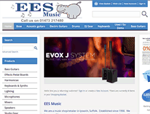 Tablet Screenshot of eesmusic.co.uk